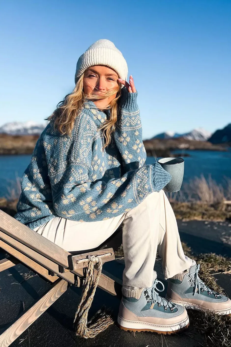 Tag Cap W X Ingrid Ice Blue^MONO Online