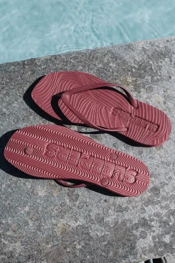 Tapered Flip Flops Burgundy^SLEEPERS Discount