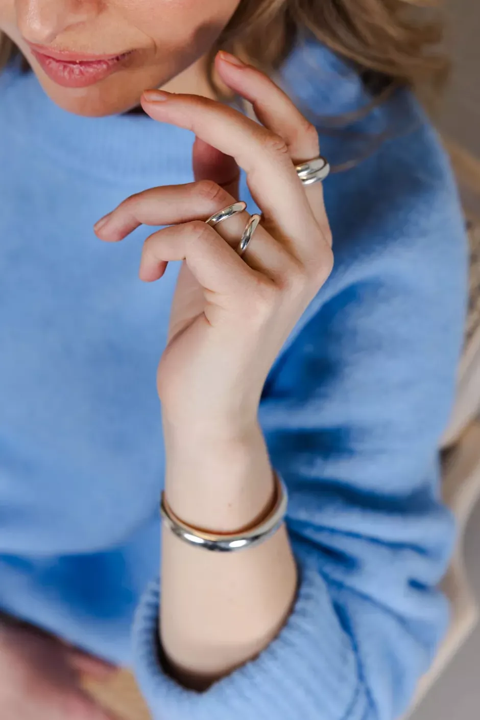The Alma Ring Silver^LIÈ STUDIO Hot