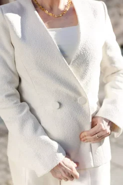 Tone Blazer Creme^CARMA COLLECTION New