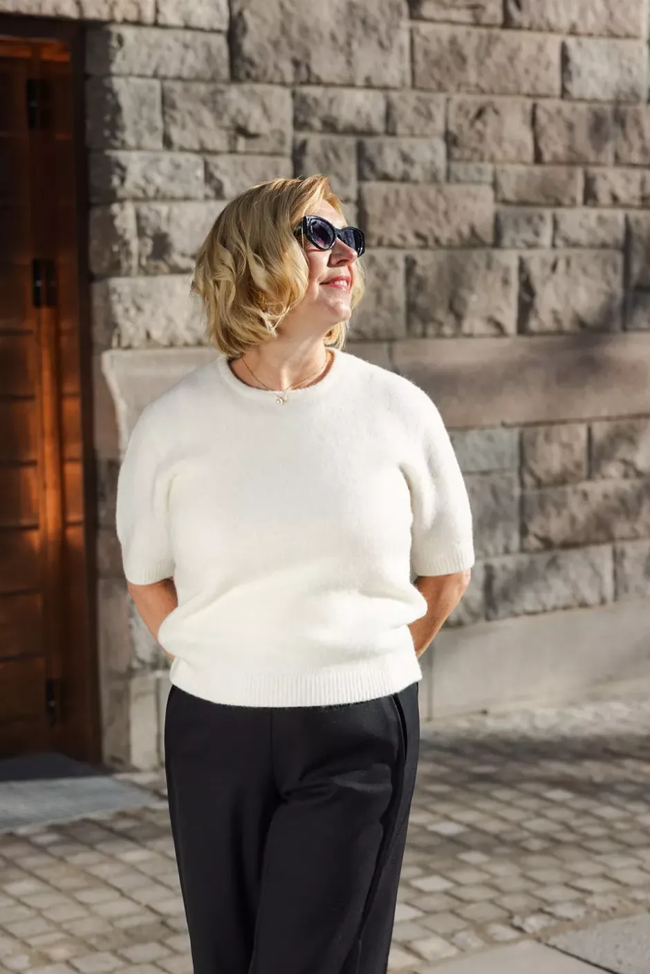 Trine Knit Tee Creme^CARMA COLLECTION Discount