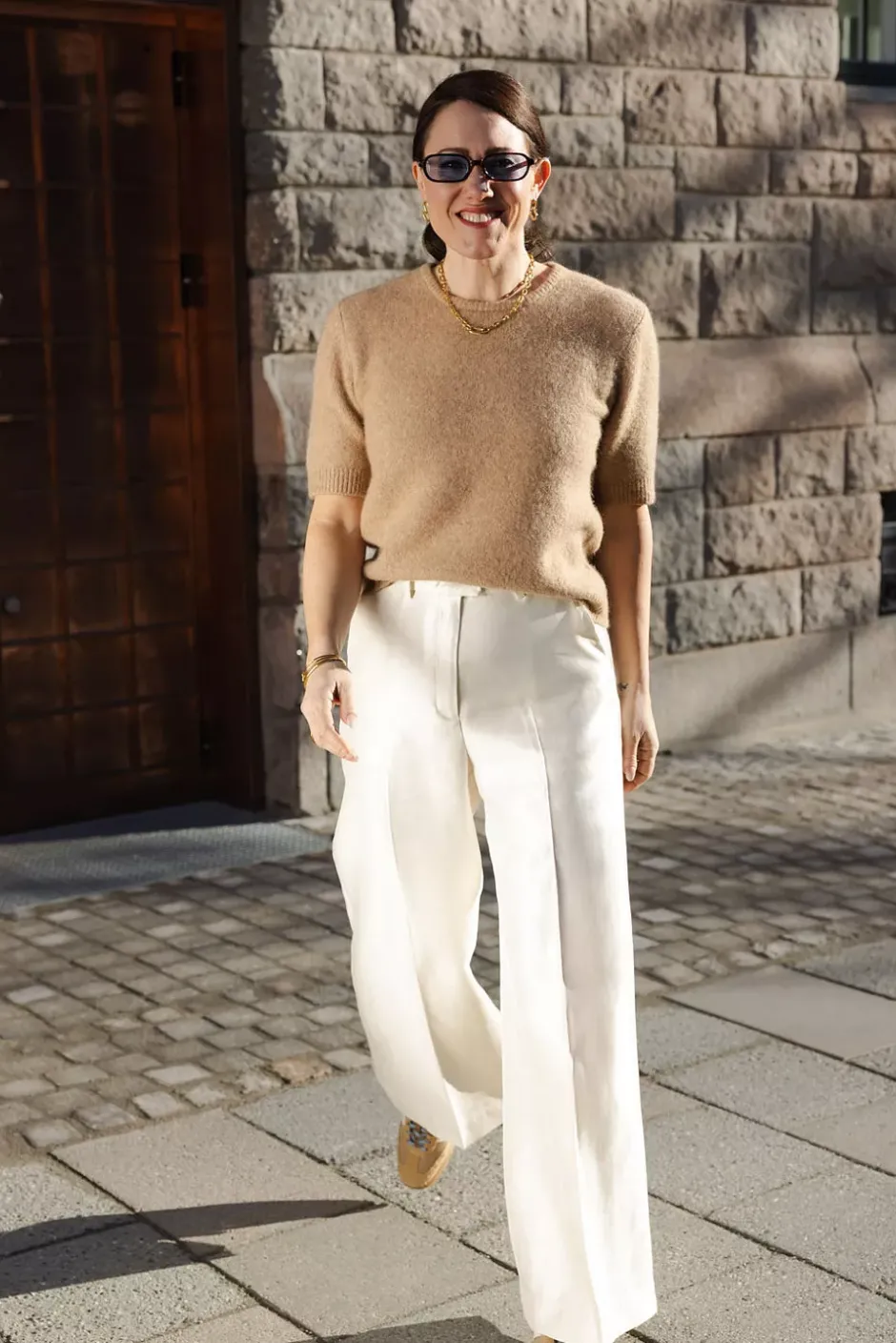 Trine Knit Tee Nature^CARMA COLLECTION Hot