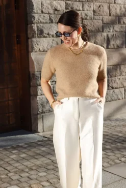 Trine Knit Tee Nature^CARMA COLLECTION Hot
