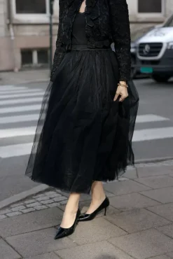 Tulle Maxi Skirt Black^CARMA Discount