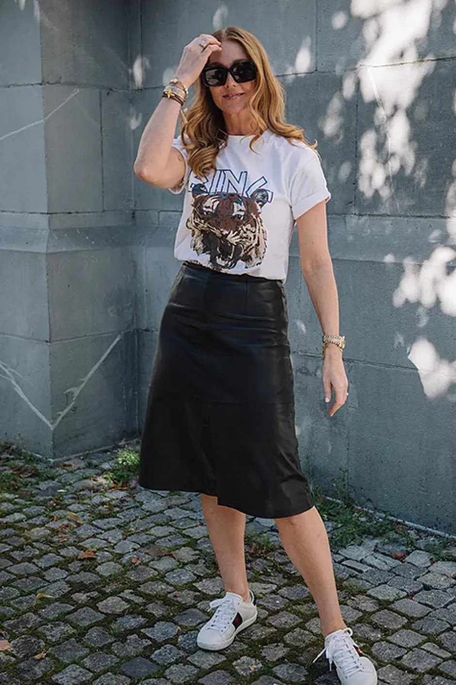 Vendetta Leather Skirt^HIIL STUDIO Best