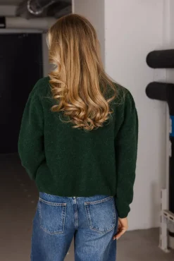 Vitow Cardigan Basil Melange^AMERICAN VINTAGE Hot
