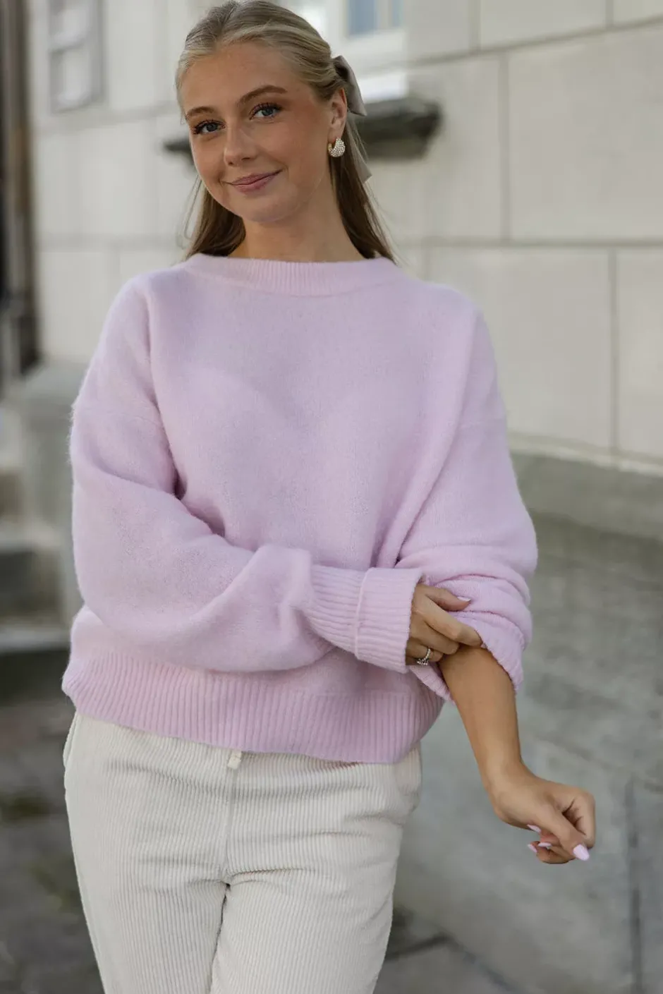 Vitow Sweater Sugared Almond Melange^AMERICAN VINTAGE Sale