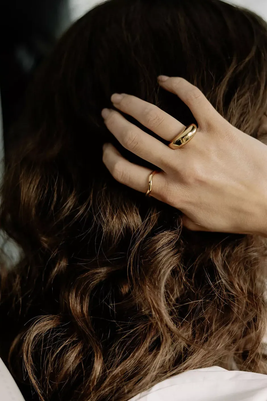 Wavy Ring Gold^HIIL STUDIO JEWELRY Fashion