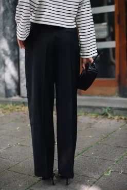 Wide Suit Trousers Black^DAGMAR Sale