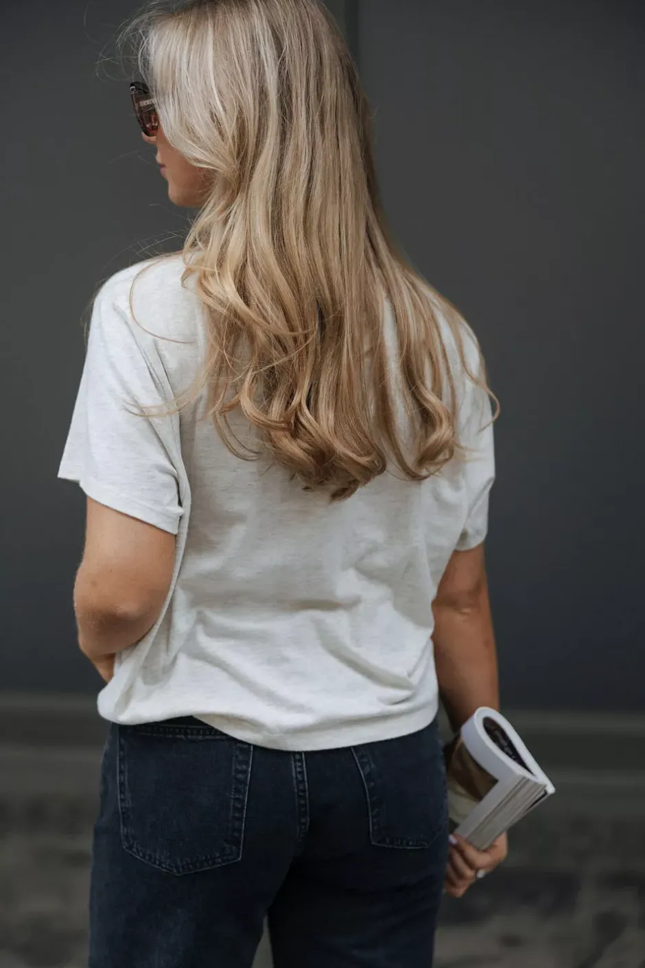 Ypawood Cropped T-shirt Heather Grey^AMERICAN VINTAGE Outlet