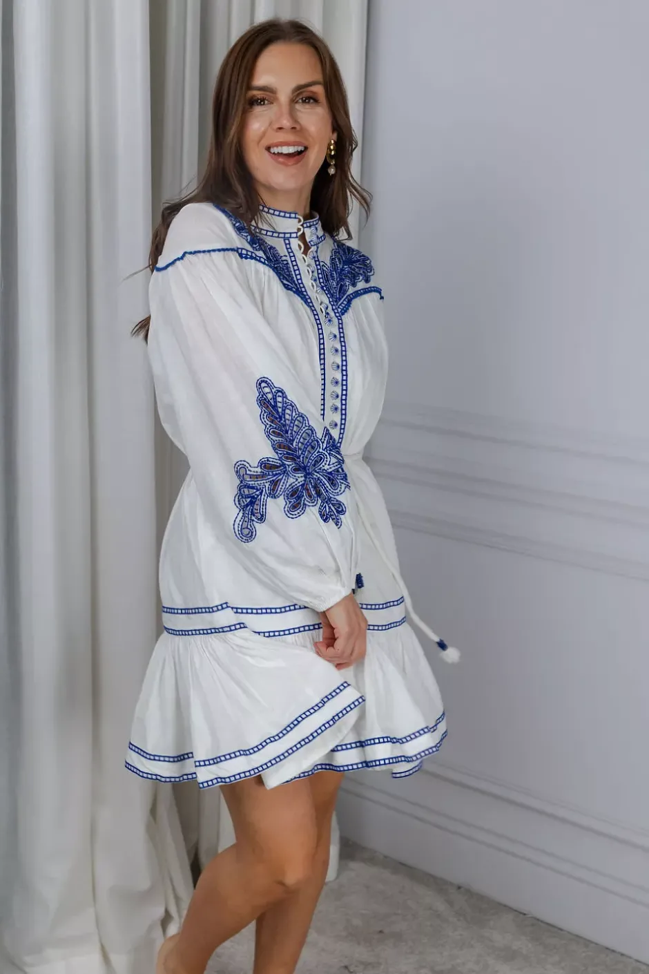 Zillenia Dress Simply White^SCARLETT POPPIES Fashion
