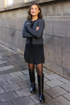 Zip Biker Fur High Runner Black^HELENE WESTBYE Best