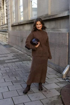Zip Biker Fur Rain Dark Brown^HELENE WESTBYE Sale
